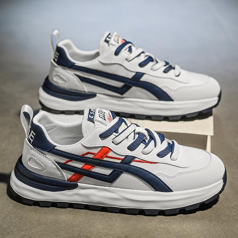 

Men s shoes autumn breathable mesh mesh shoes sports running wear-resistant men s soft sole heightening trend casual sports trendy shoes 44