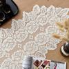 1ks Retro krajkové podložky pod talíř, Elegantní ve vintage francouzském stylu, Ručně vyšívané stolní podložky pro domácí dekoraci stolu