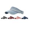 Spring and Summer Cotton Solid Visors Baseball Cap Adjustable Sun Protection Cap For Men and Women 06