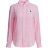 Polo Embroidered Pony Polo Shirt With Pointed Collar And Single Button Women Shirts 211970730-514