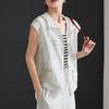 SOFSIL Women's 2026 Summer Hooded Sleeveless Zipper Jacket