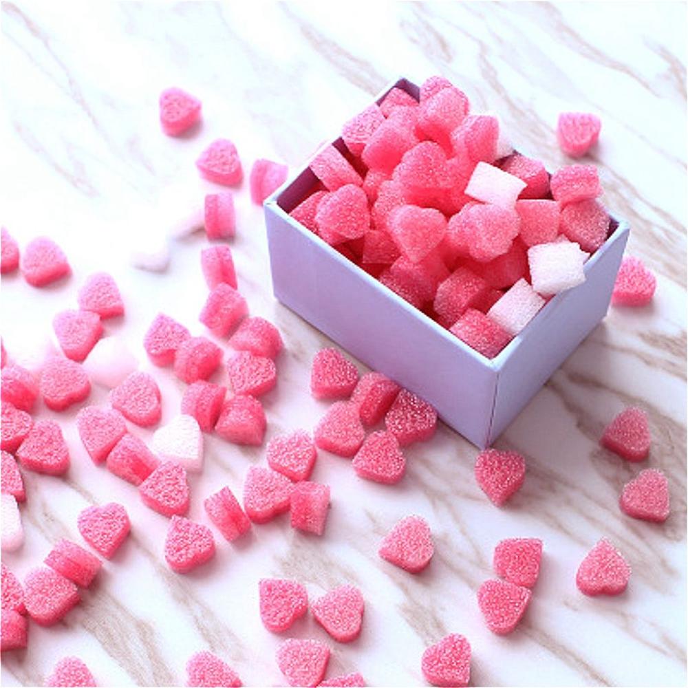 for Wedding,Party Heart Shaped Filling Foam Foam Balls Gift Box Filling Material Home Decoration