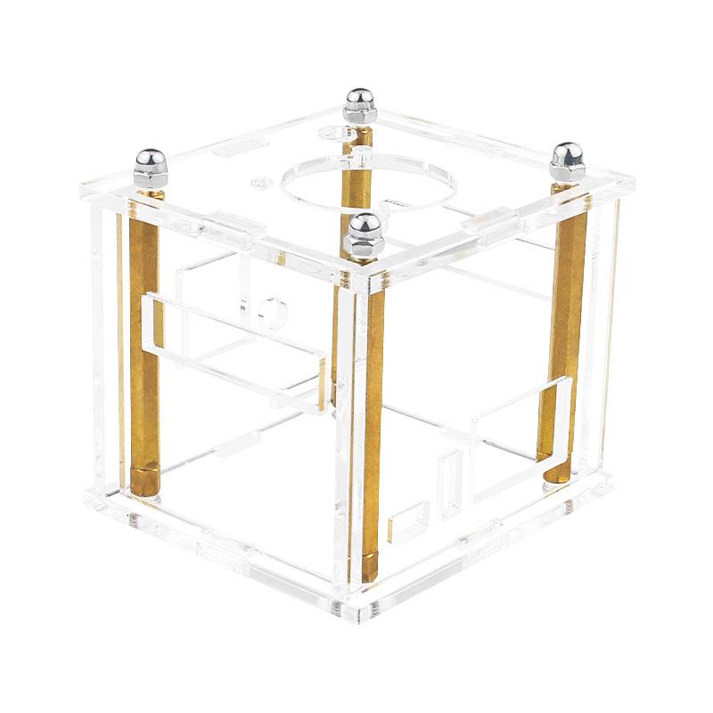 Orange Pi Zero 3 Acrylic Case with Fan & Heatsink - Protective Enclosure