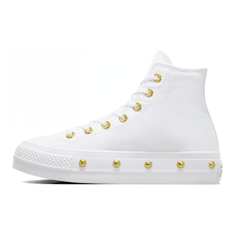 Converse Chuck Taylor All Star Comfort Temperament Versatile Abrasion Absorbing High Top Espadrilles Women's White