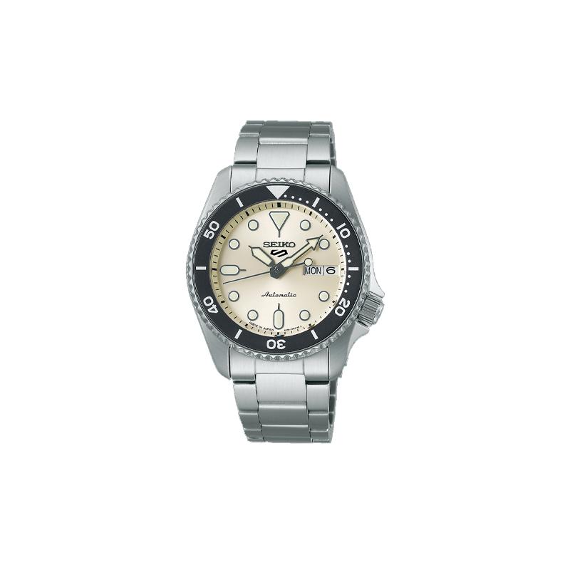 SEIKO pointer Automatic Steel Strap men s watch yellow dial SBSA227 жёлтый