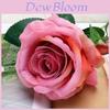 Elegant 5set Artificial Silk Fake Flowers Rose Bouquet For Wedding And Home Decor