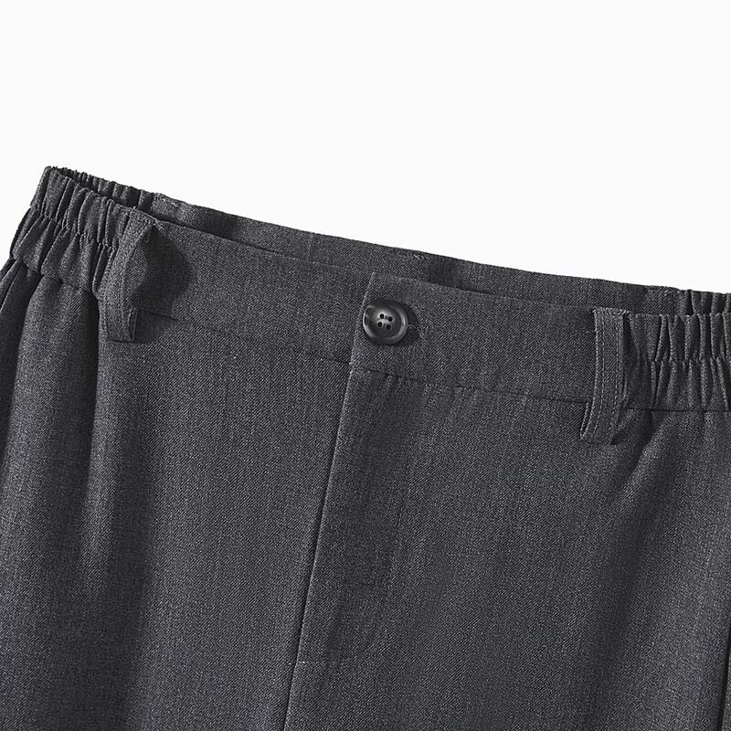 Women's Elastic Waist Straight Leg Suit Pants