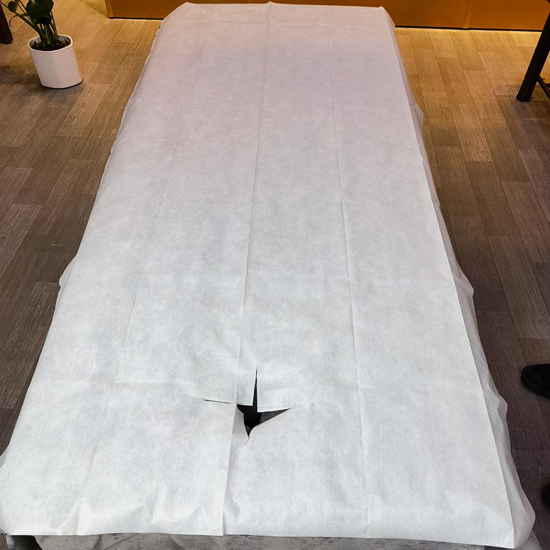 Disposable Non-Woven Breathable & Waterproof Massage Bed Sheets, Soft & Oil-Proof, For Beauty Salons, F^