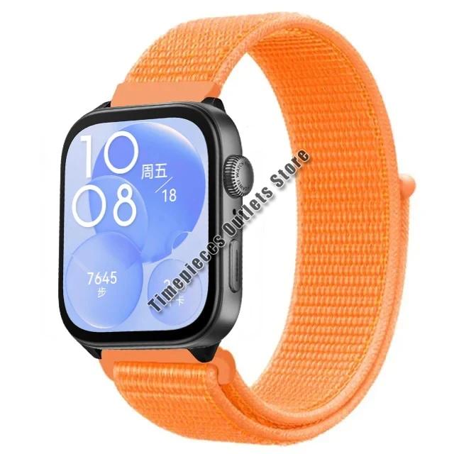 Nylon Loop Strap For Huawei Watch Fit 3 Sport Breathable Replacement Bracelet Wristband For Huawei Watch Fit 3 Belt Accessories
