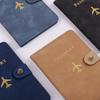 New PU Passport Holder Ticket Passport Covers Travel Passport Protective Cover ID Credit Card Holder Travel Accessories