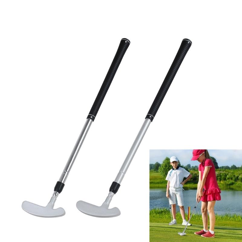 Foldable Golf Practice Putter Rusts Resistant Aluminum Double Hand Orientation for Golf Enthusiasts