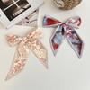 Silk scarf high-end sense with Hanfu tied bag streamer shirt neck printed small scarf decorative belt