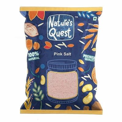 Nature's Quest Himalaya-Rosa Salz - 1800 Gramm | Sendha Namak | Rosa Salz Pulver | Indhu Uppu | Lahori Namak |- Gesundes Kochen für Zuhause