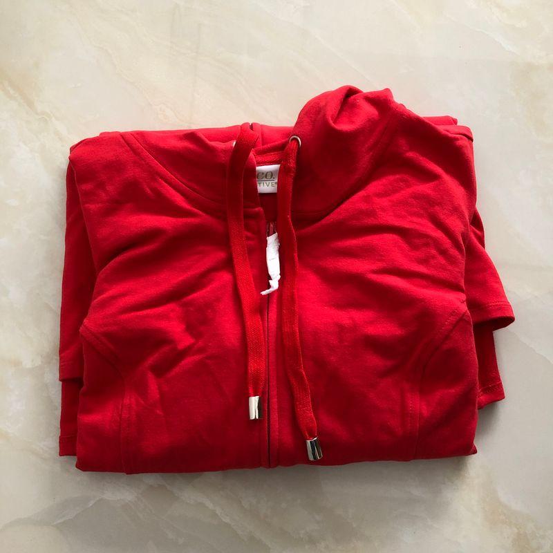 

Mid Length Long Length Foreign Trade Women s Clothing Zipper Pocket Cardigan Sweater Red C- 3-20-4 XS