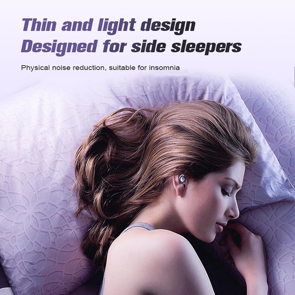 Sleep Earbuds for Sleeping Small Mini Earbuds On Side Wireless Bluetooth Sleep Earphones Ear Buds Noise Cancelling Earbuds for Sleep Sleeping