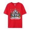 Husky Dog Christmas Tree Merry Christmas Matching Xmas Tshirts Print Tshirt Unisex T Shirt Hot Sale Short Sleeve Oneck