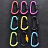 An outdoor hanging buckle backpack buckle, aluminum alloy backpack buckle, thickened size 8 with lock, D-type quick hanging nut