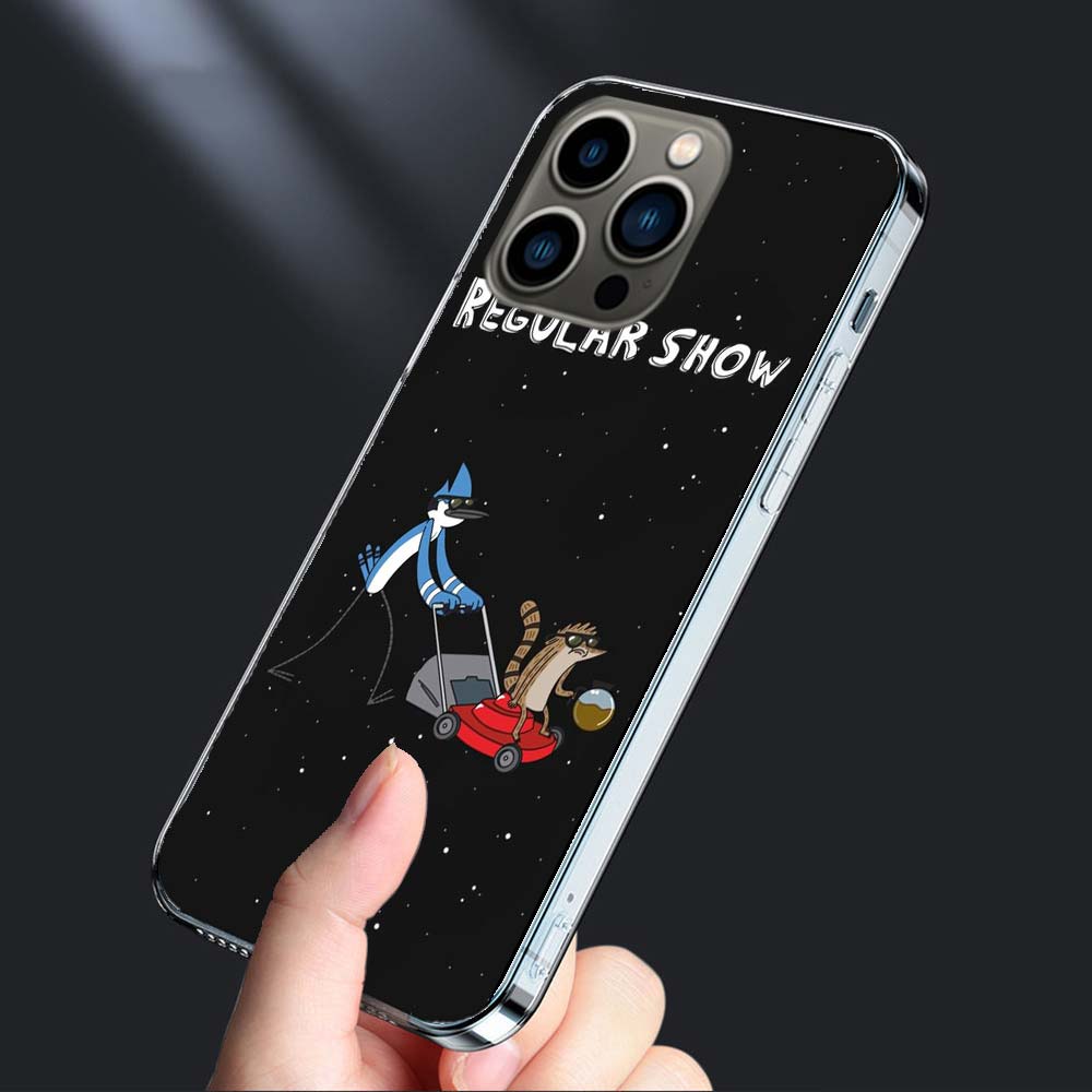 

Cartoon Regulars Cute Show Phone Case For Iphone 16E 15 Pro 14 Plus 17E 16 17 Pro Max Air 11 12 13 Mini Shockproof Capa Cute iPhone 14 Plus