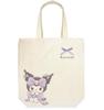 Sanrio Vertical Tote Bag Kuromi Runrun Ribbon