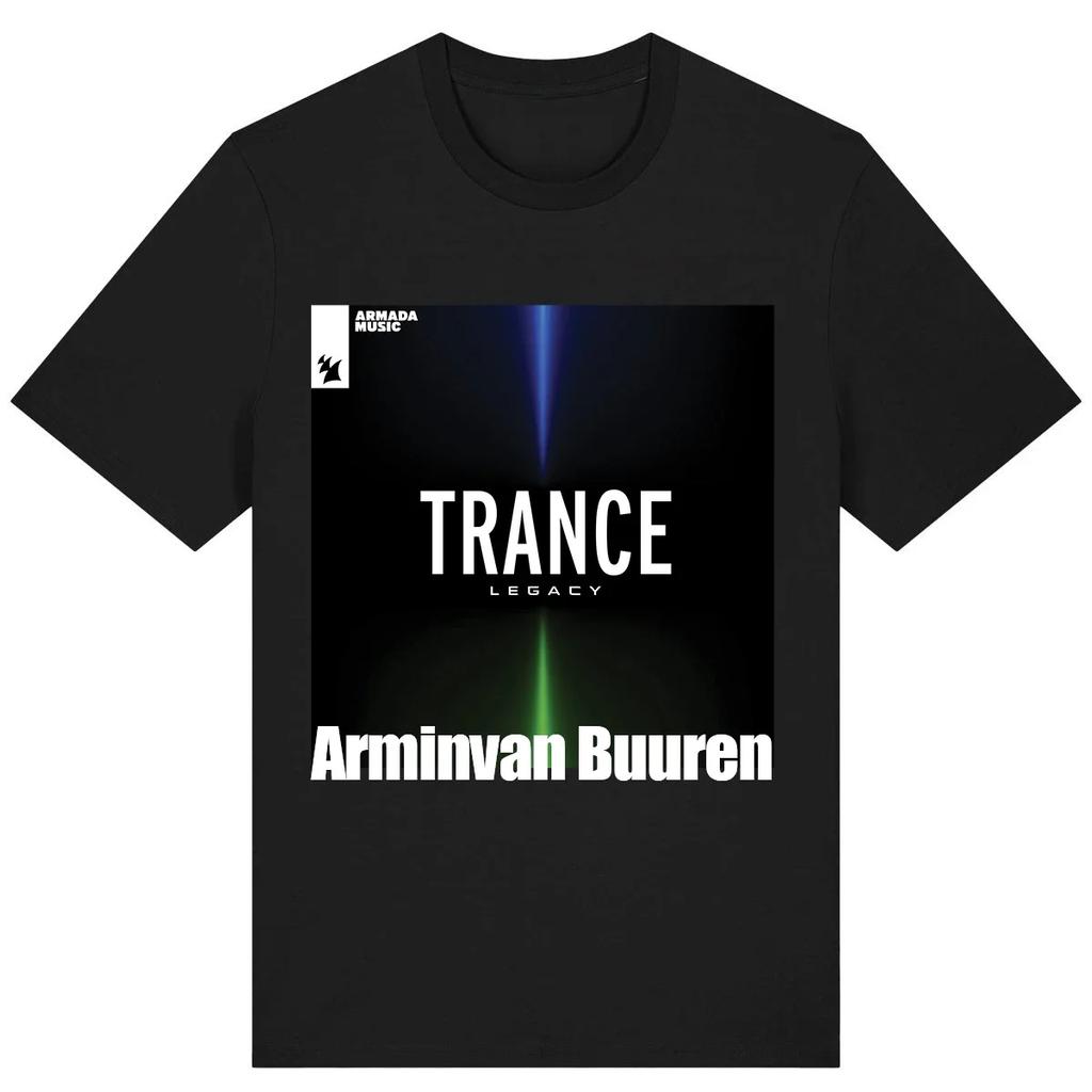 Famous Musician Armin Van Buuren Print Men Tshirt 2026 Spring Summer New Hiphop DJ Fashion Trend Pure Cotton Shortsleeve Top