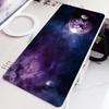 Purple Blue Galaxy Planet Large Gaming Mouse Pad Outer Space Nebula Starry Sky Nonslip Extended Keyboard Desk Mat