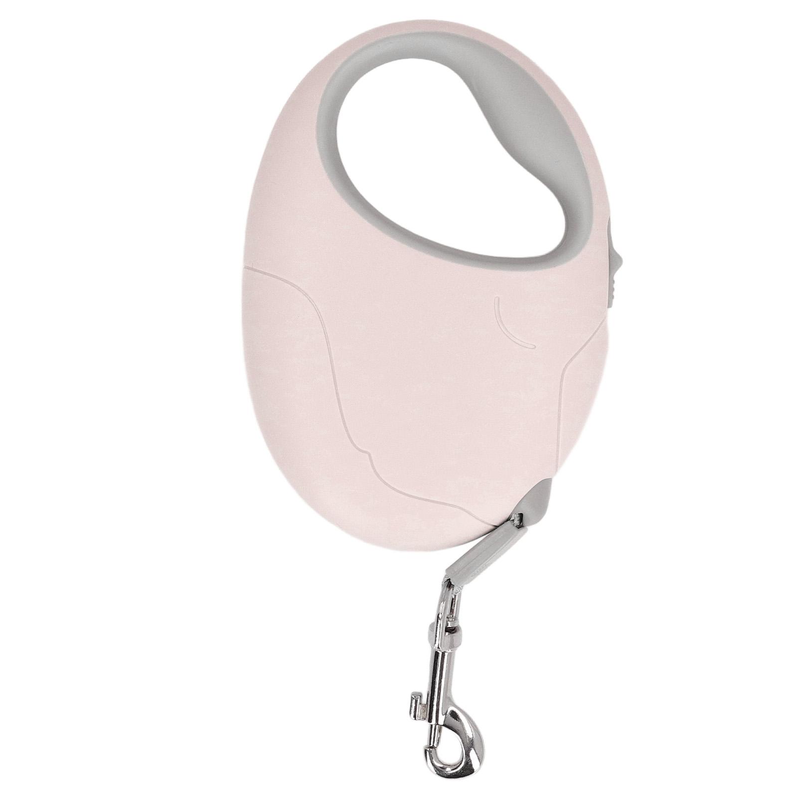 

Выдвижной поводок для собаки Автоматическая тяговая веревка Телескопический трактор Собачья лента Противоскользящая ручка для розовый