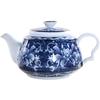 Ceramic Tea Pot Blue and White Porcelain Teapot Chinese Tea Kettle Water Kettle Decorative Floral Teapot Tea Jug Coffee Pot for Stove Water Coffee