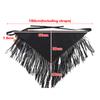Women Retro Tassel Waist Belt Wide Corset Belt with Triangle Fringe for Shirt Dress Coat Decoration Fashion Accessory