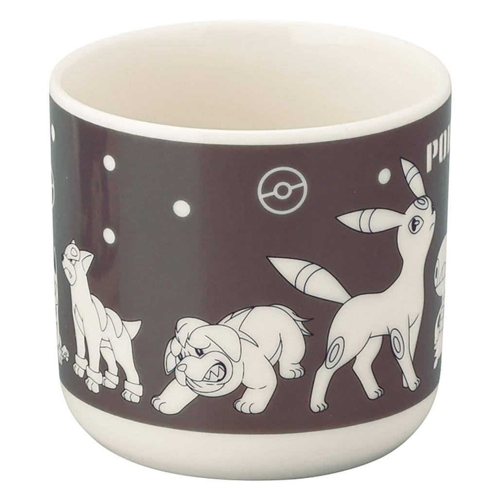 Yamaka Shoten 9 X Pokemon Type Series "Pokemon" Mug, Large, Approx. 8cm, 350ml, Dark, Merchandise, Tableware, 3, Black, PM273-11