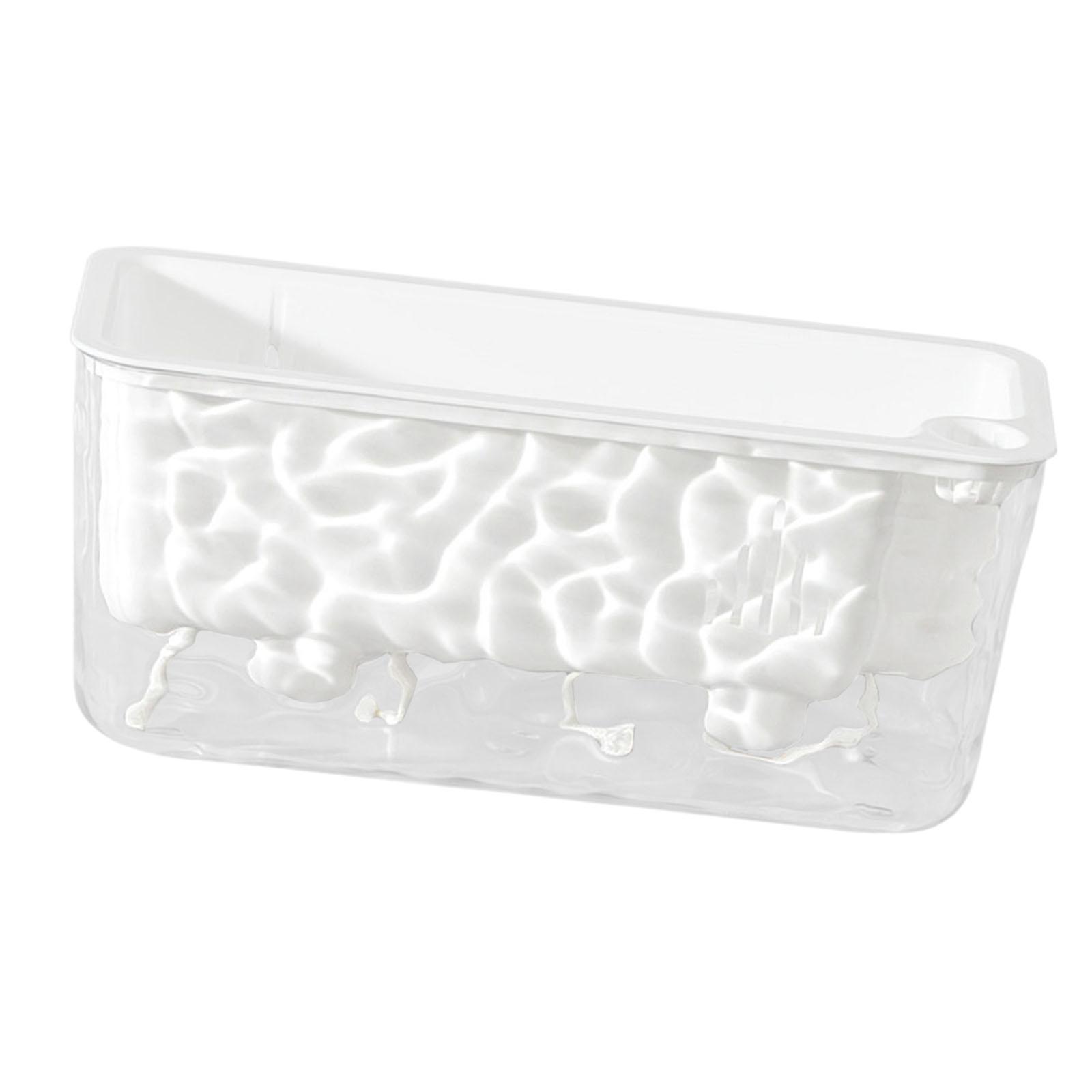 Modern Rectangular Planter with Water Indicator Self Watering Flower Pot for Indoor Outdoor Patio белый