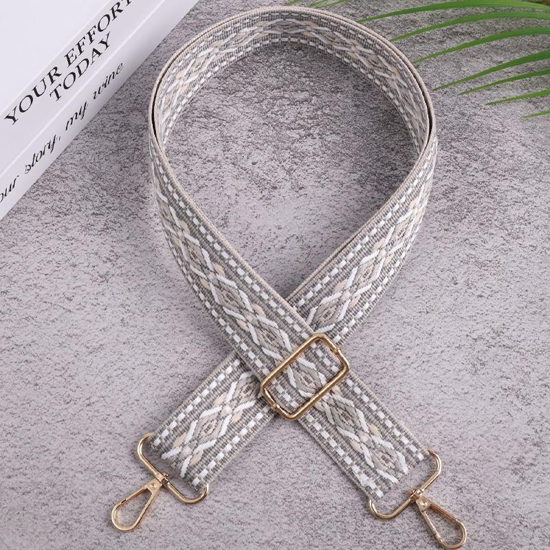 1Pc Polyester/Metal Fashionable Adjustable Multifunctional Shoulder Strap Versatile Luggage Replaceable Bag