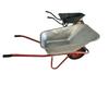 4 Wheel Steel Metal Wire Garden Wheelbarrow for Construction Industrial Building