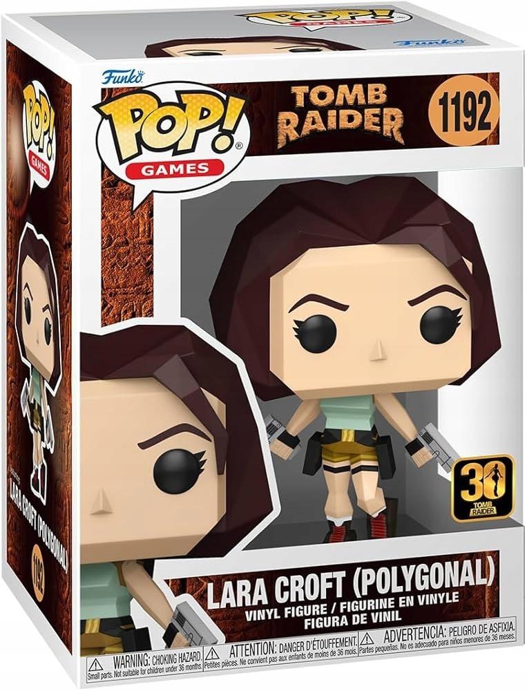 Funko Pop! Tomb Raider Figure - Lara Croft (Polygonal) 1 Pc