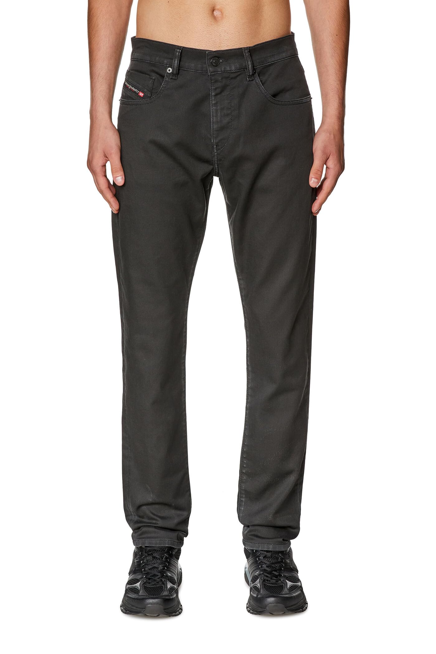 

Diesel Men s Slim Fit Jogged Jeans, Size 28, Black, Size 02 (A05514E912H), Compatible with Co-Op