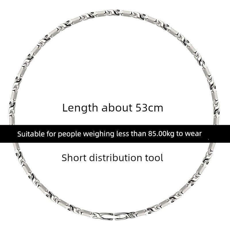 

Japanese Germanium Stone Energy Ornament Titanium Necklace Buckle Bamboo Section [23 Germanite]]