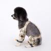 Autumn and Winter Dog Shoe Covers Dust Pants for Small Bear Plaid Jumpsuit Walking Clothes for Outdoor Activities
