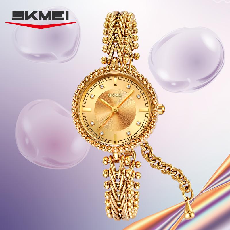 Skmei Quartz Watch for Women 3bar Waterproof Date Stainless Steel Business Fashion Casual Women's Watch 2548