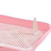 Dog Potty Training Tray, Removable Cat Litter Box, Reusable Box with Mesh Grids for Small