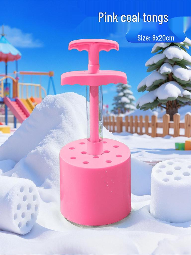 Snowball Clip Set: Kids' Winter Snow Play Tools for Snowball Fights & Snowman Molds