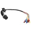 1pcs Black Abs Rear Door Wiring Harness Repair For Opel For Vauxhall For Zafira B 2005-2014 OEM Number 93189351 13158679