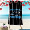 Carolina Panthers Print Beach Towel, Large Soft Quick Dry Towel for Beach Camping Swimming