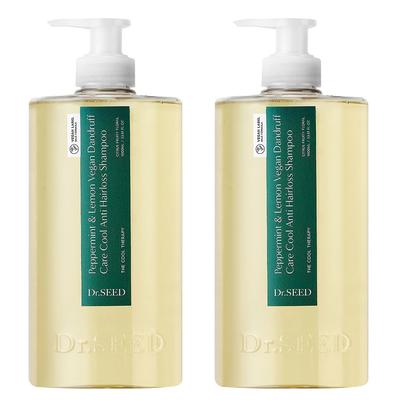 Dr. Seed Peppermint & Lemon Vegan Dandruff Care Cool Hair Loss Shampoo, 1L, 2 Ea.