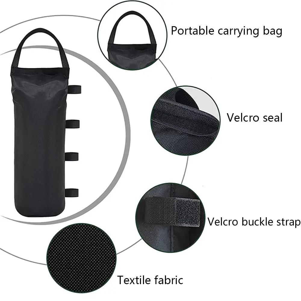 4pcs Camping Outdoor Tent Foot Sandbags Garden Gazebo Foot Leg Fixing Equipment 600d Oxford Fabric Waterproof Camping Equipment