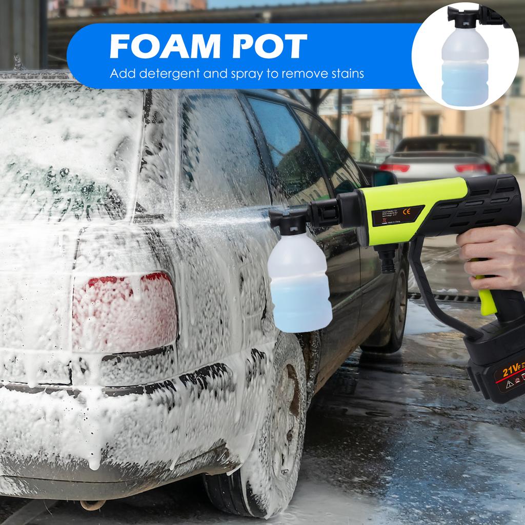 21V Akku-Hochdruckreiniger, Handlicher Power Washer Akkubetrieben, Tragbarer Power Cleaner mit