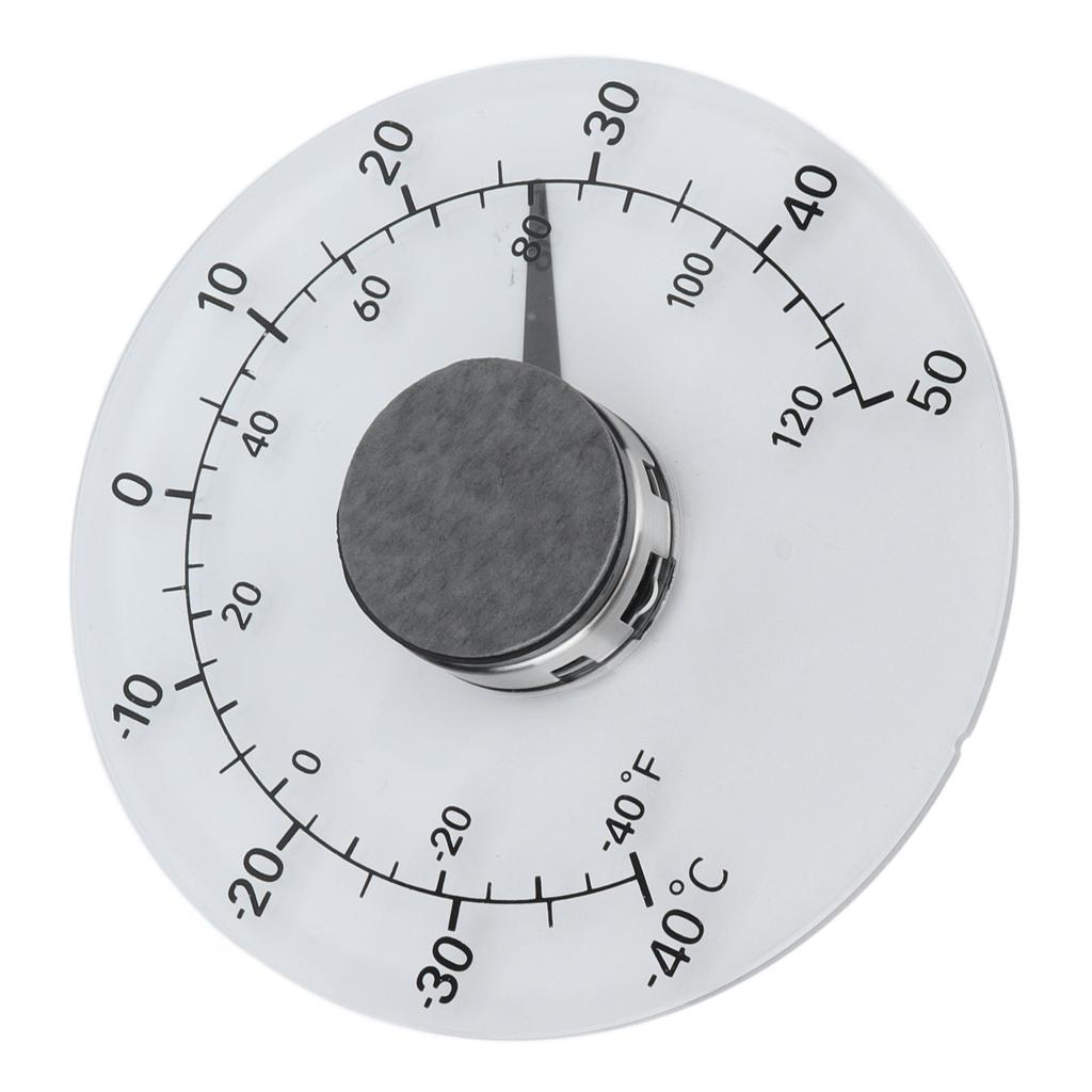 Outdoor Thermometer Adhesive Transparent Waterproof Door Window Temperature Meter for Farm Home