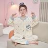 2026 Girls' Long Sleeve Cotton Pajamas - Spring/Autumn Princess Style