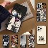Weak Hero Phone Case For IPhone 1716 15 14 13 Pro Max 11 12 Mini X Xs XR Black Silicone Cover