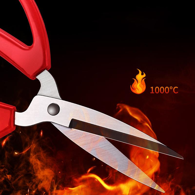 Stainless Steel Kitchen Scissors Household Sharp Shears Tailor Scissors Safety Scissors Craft Scissors Large Size