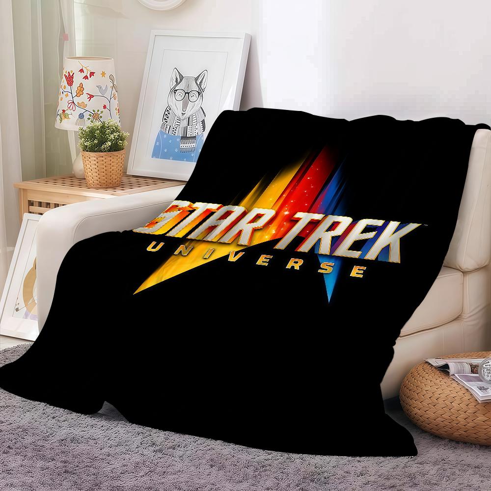 

Movie S-Star T-Trek Logo Blanket Warm And Soft Suitable For Bedroom Living Room Sofa Bed Office Travel Camping 30x40in