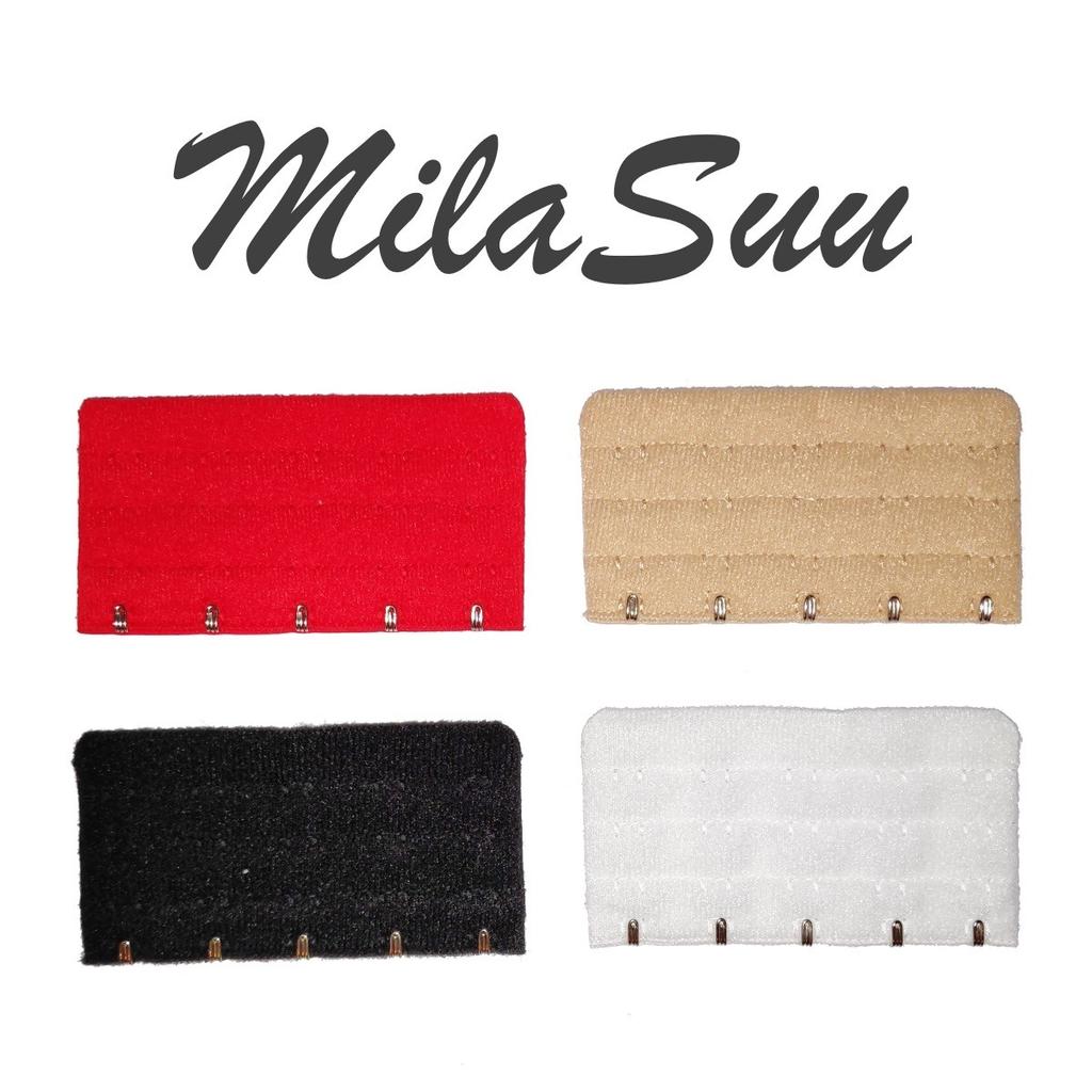 Bra Extender 4 by 4 Rows of Hooks Red